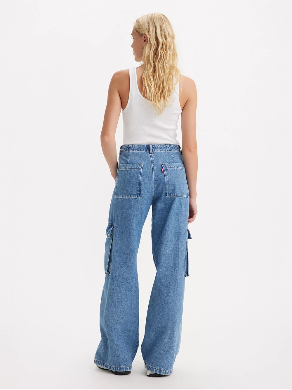 Levi's Premium BAGGY CARGO WOMEN'S JEANS - Picture 2 of 7